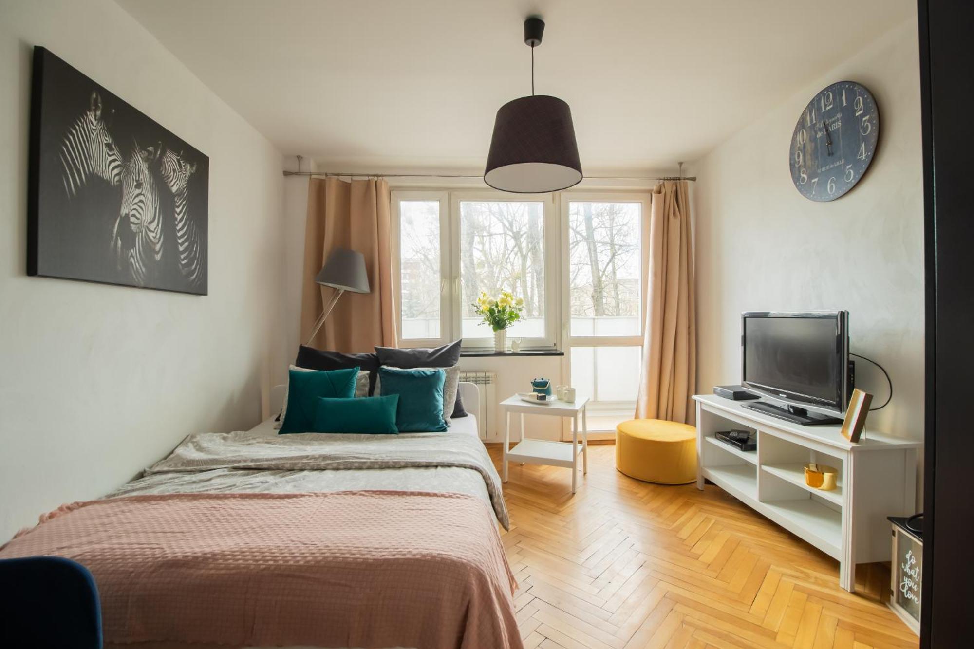 Piotrapartments - Bruna Green City Apartment Warschau Exterior foto