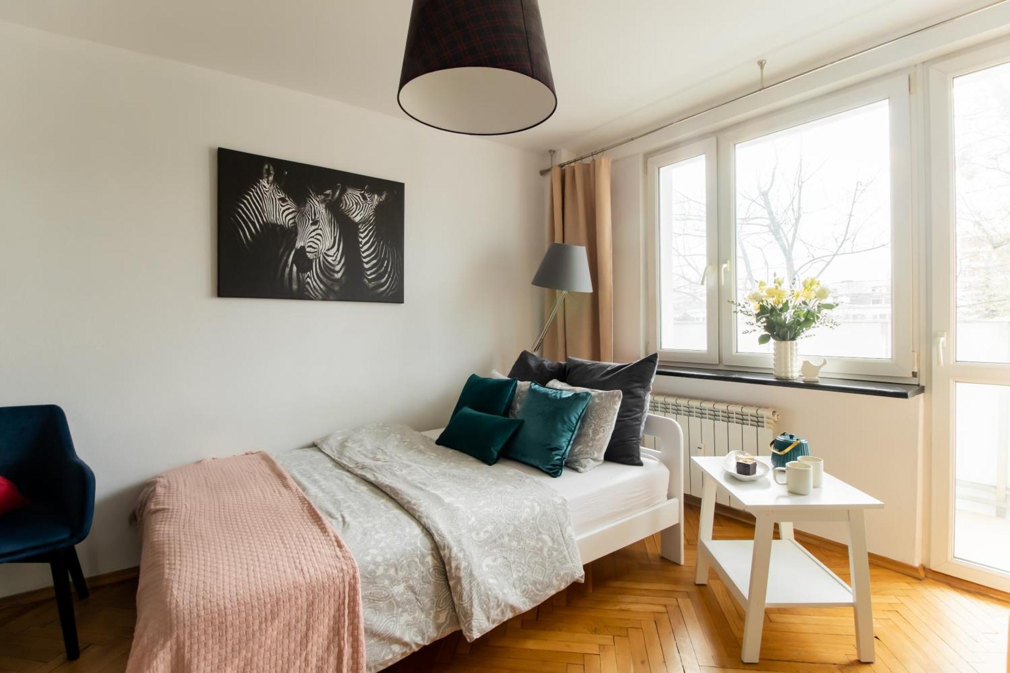Piotrapartments - Bruna Green City Apartment Warschau Exterior foto